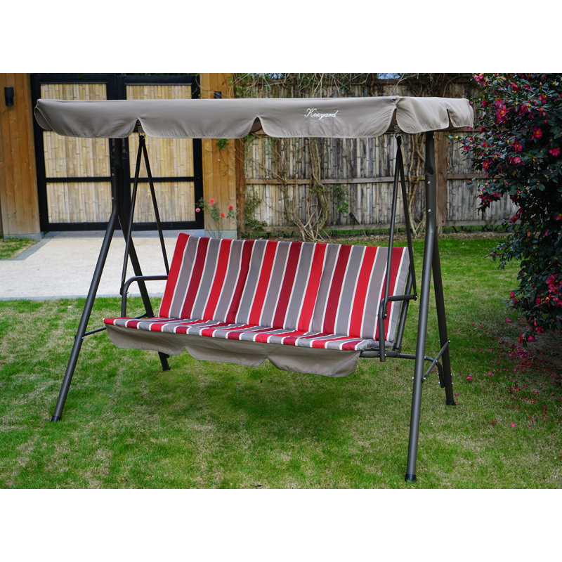 Otterburn patio porch swing with stand discount